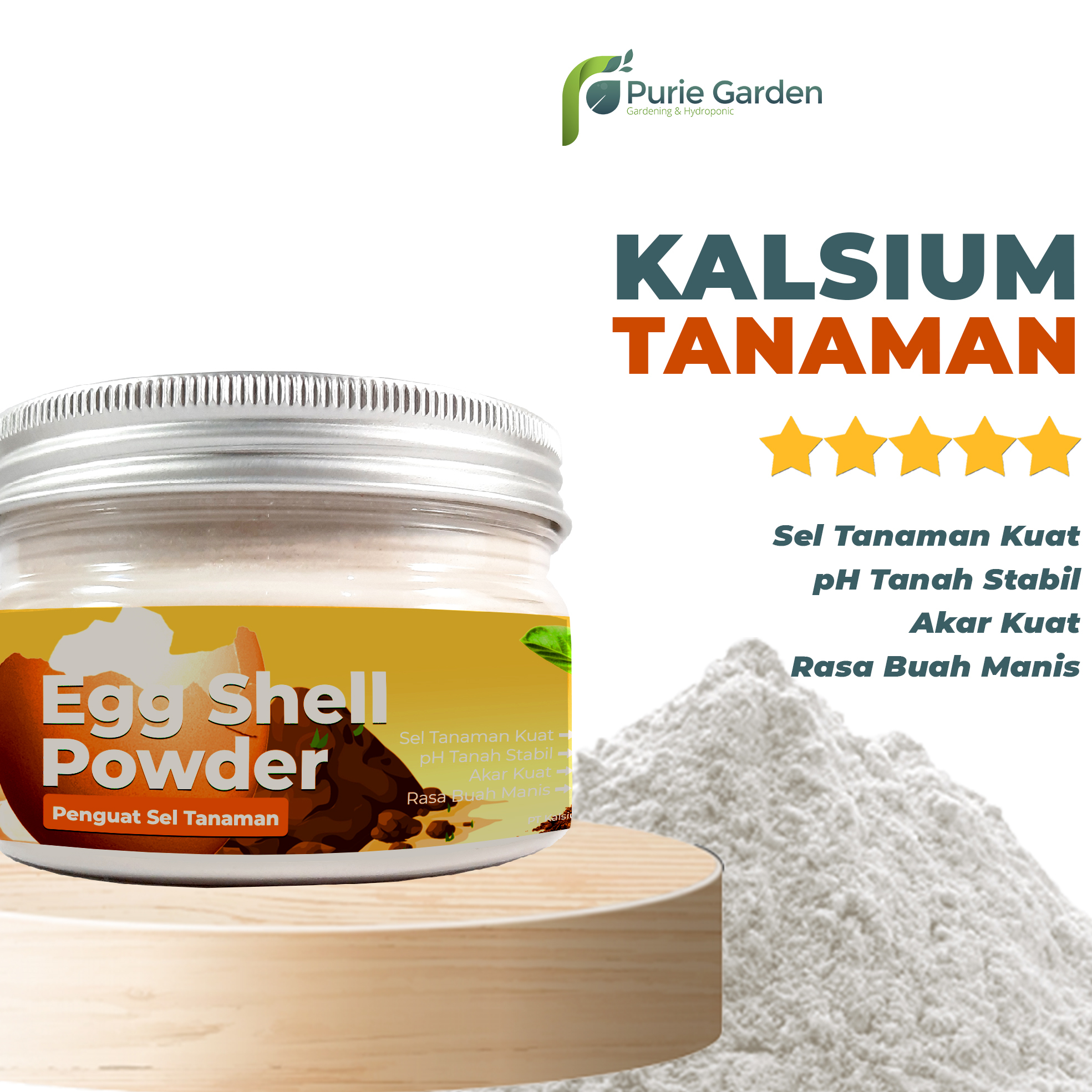 Kalsium Tanaman Egg Shell Penguat Sel PG SBY