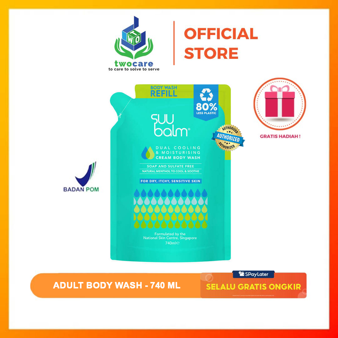 SUU Balm Adult Body Wash Cream Dry Itchy Sensitive Problem Skin 740ml