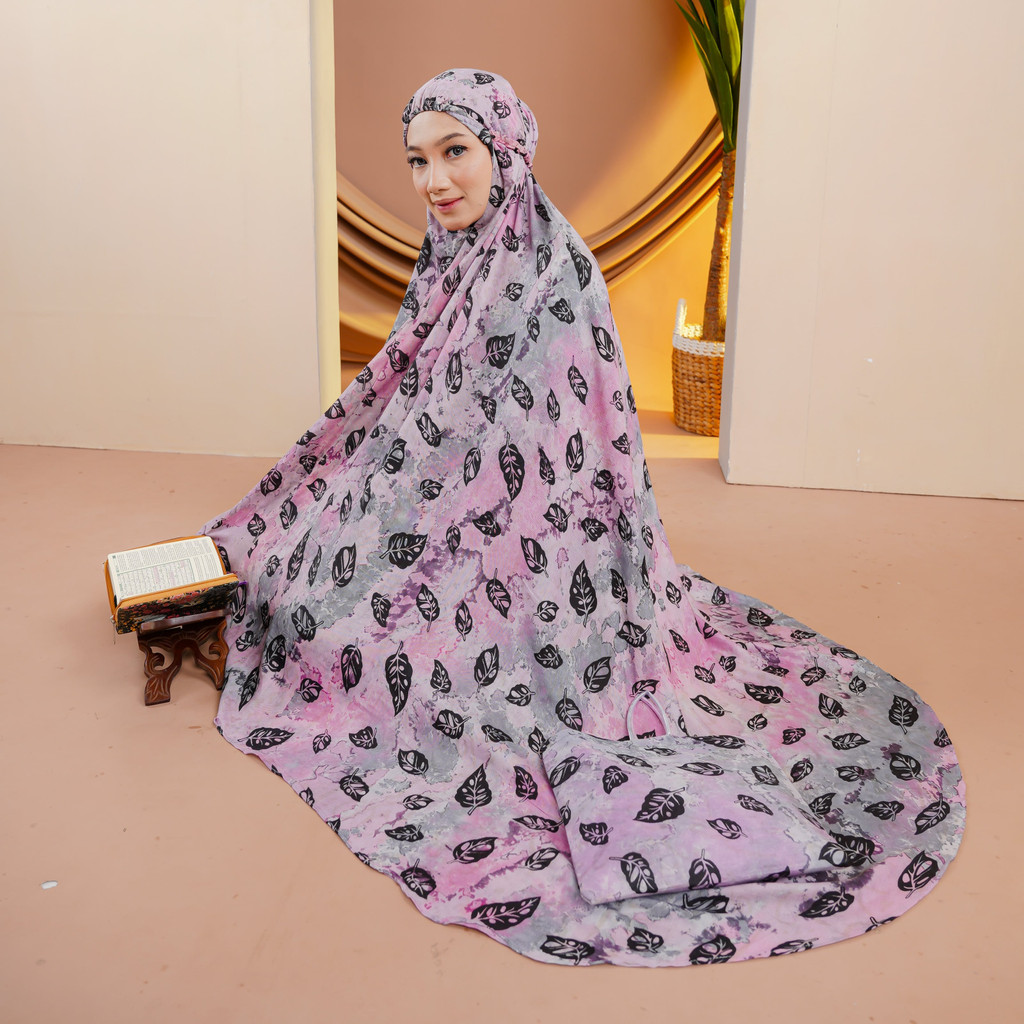 Mukena Dewasa Rayon Bali Premium TIE DYE AURELLYA All Over Putri Dania