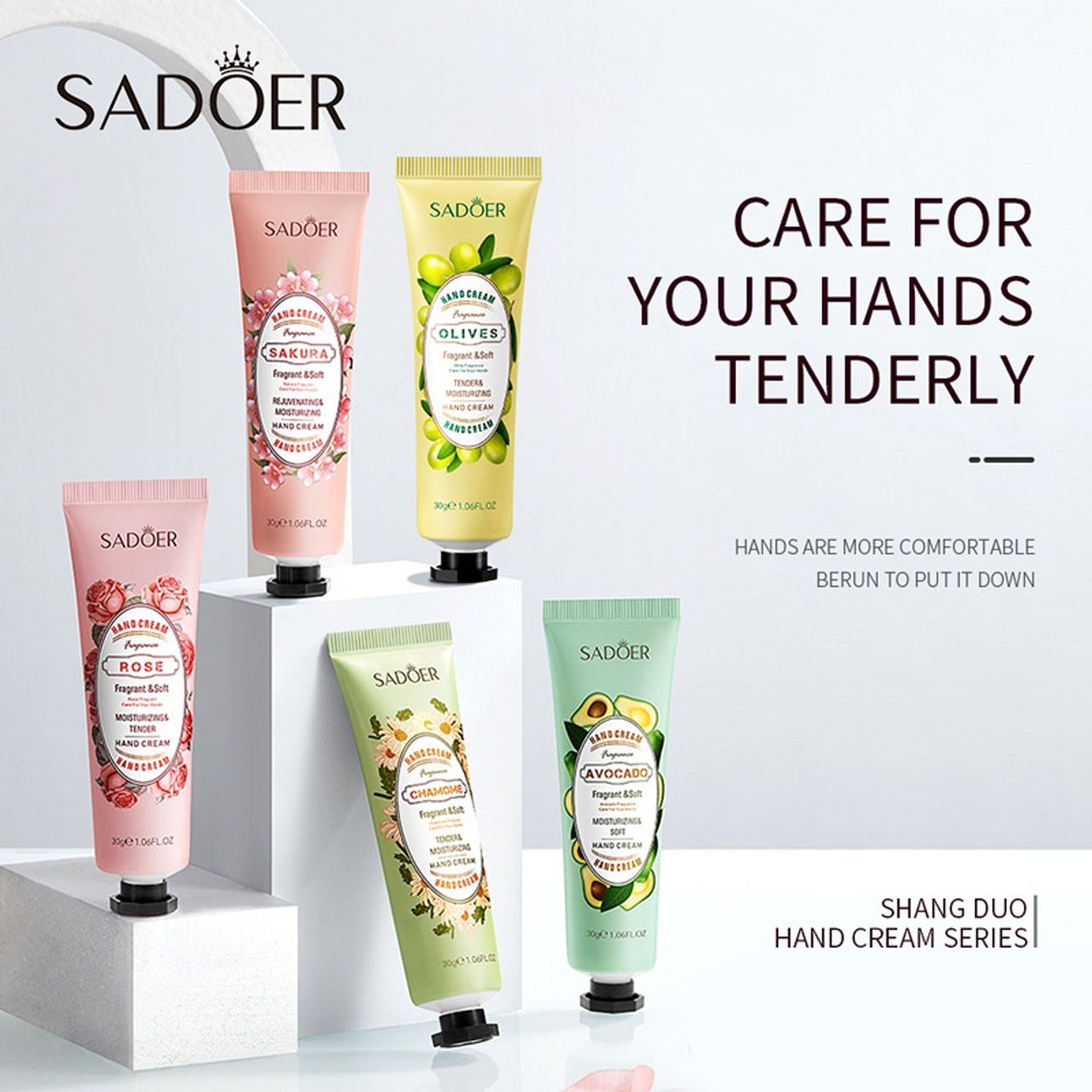 Pelembab Tangan Sadoer Hand Cream Fruit Lotion Moisturizing 30gr - Krim Tangan Kering dan Keriput