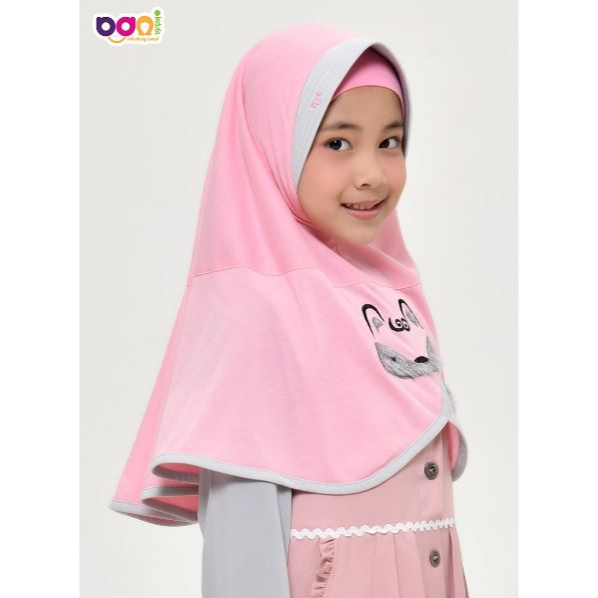 KRUKID FEY - Kerudung Anak BANI FEY Kerudung Instan Anak Bahan Penta Jilbab Harian anak BANI Rabbani