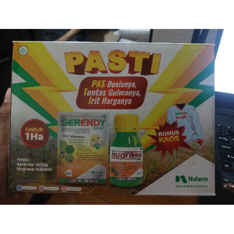 bonus kaos herbisida padi paket serendy nugras herbisida selektif nugras 250ml