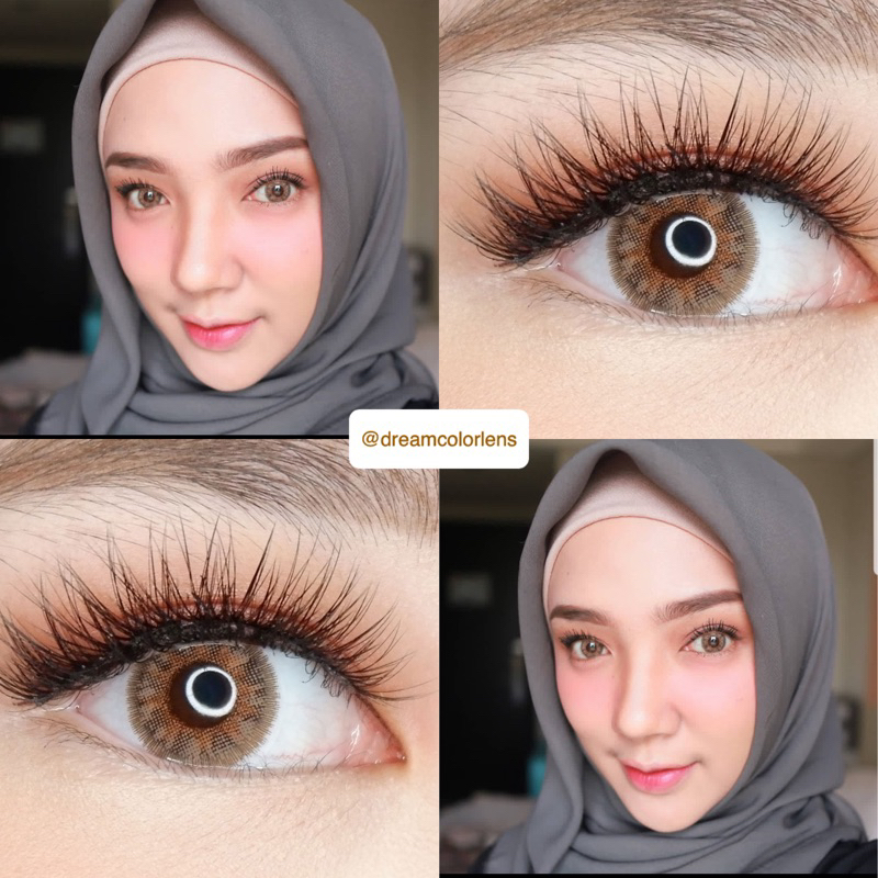 Softlens EOS Anuna Gray / Brown / Blue / Green / Abu / Coklat / Biru / Hijau Normal Minus Beda Minus