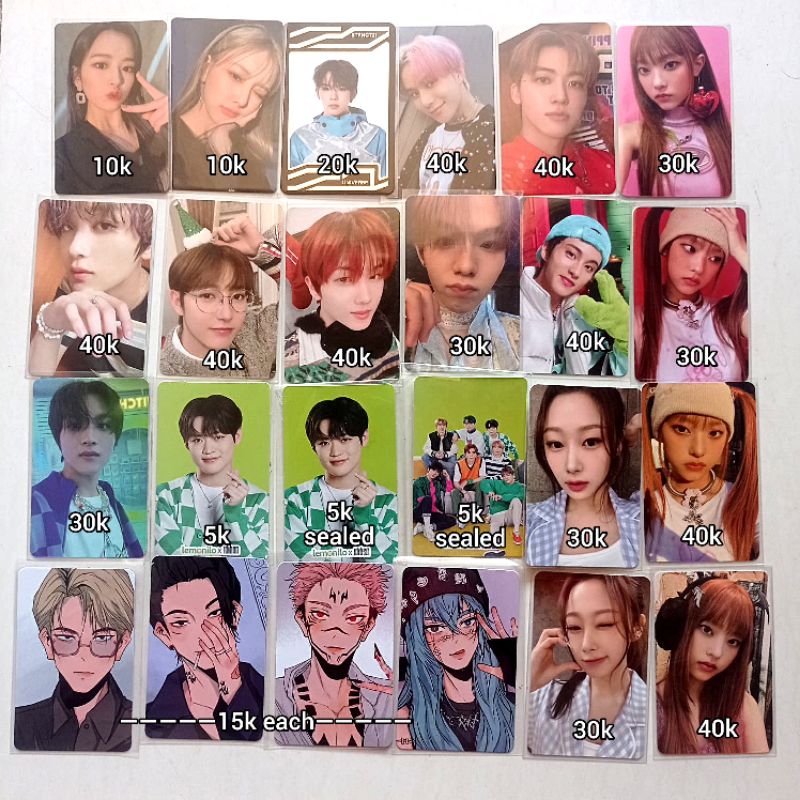 [WTS PC] NCT AESPA NEWJEANS JJK 6BAJI