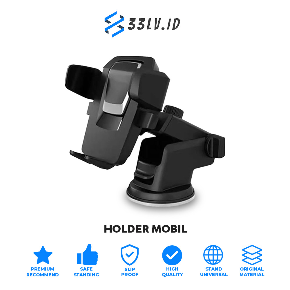 【33LV.ID】Car Phone Holder Mobil HD10/HD07 Stand Handphone dudukan Hp
