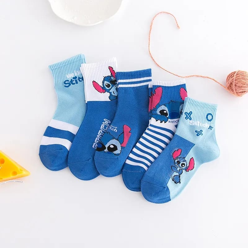 Kaos Kaki Anak 1 Set isi 5 Motif Stitch
