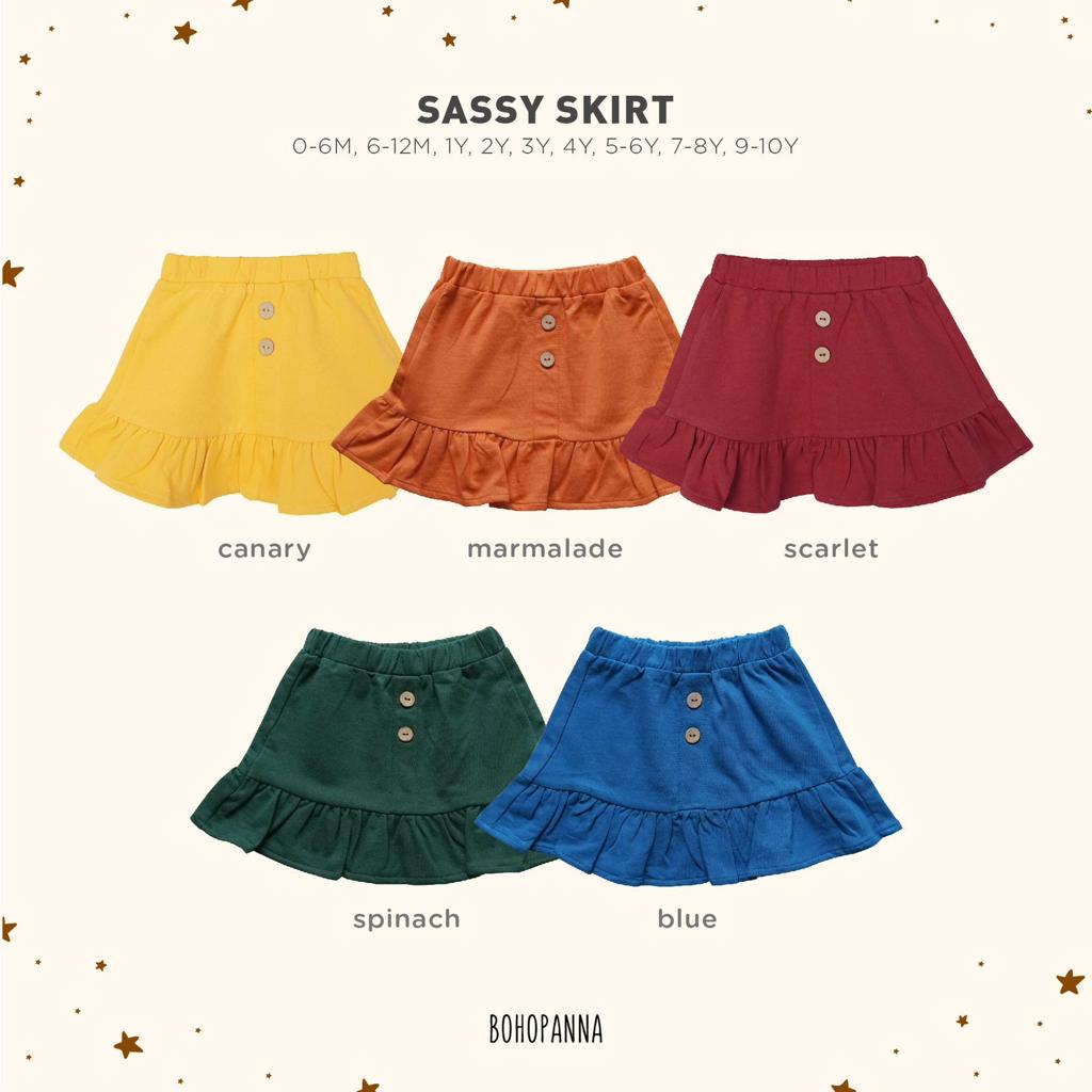 BOHOPANNA - SASSY SKIRT - Rok Anak Perempuan 5-10Tahun