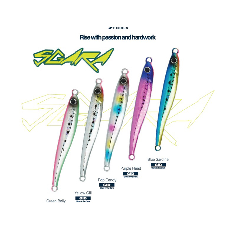 Exodus SGARA Micro Jig Ultralight Jig killer for jigging and cast jig