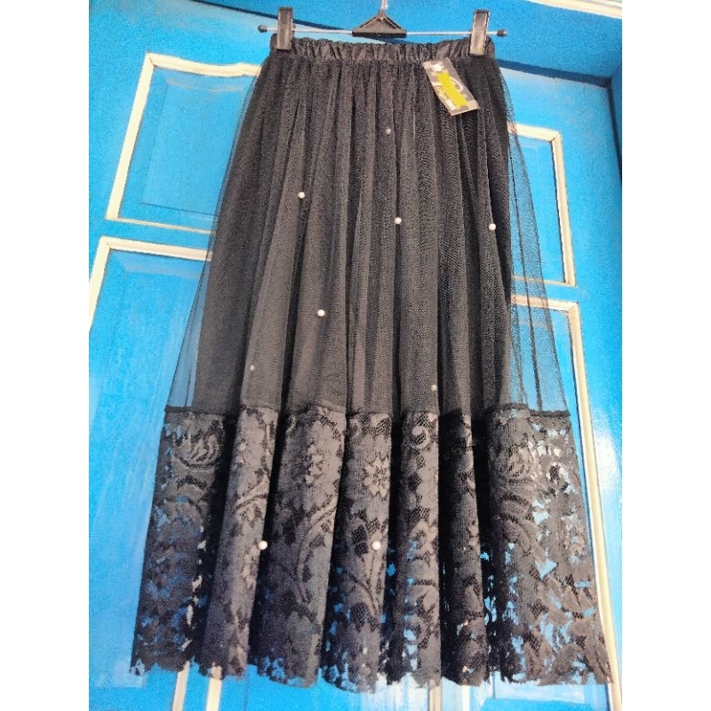 Rok tutu renda mutiara 6-8th dan 9-12th