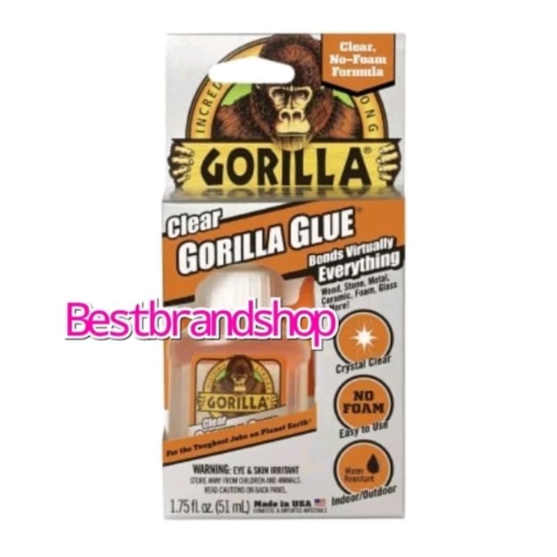 

GORILLA LEM SERBAGUNA ORIGINAL GLUE GORILLA ORIGINAL CLEAR 1.75OZ 51ML