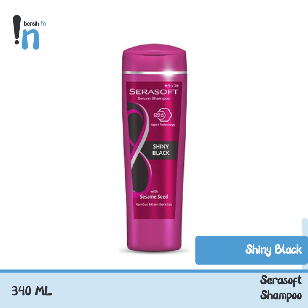 Serasoft Shampoo 340 ML Shiny Black
