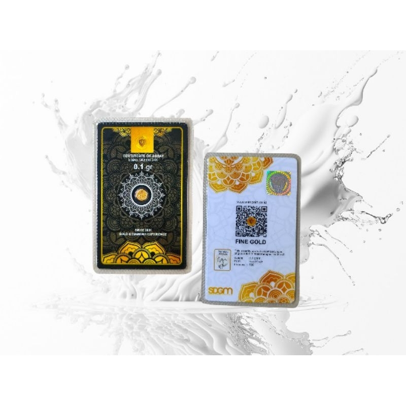 LOGAM MULIA 0.1 GRAM EMAS MURNI 24KARAT 99.9%