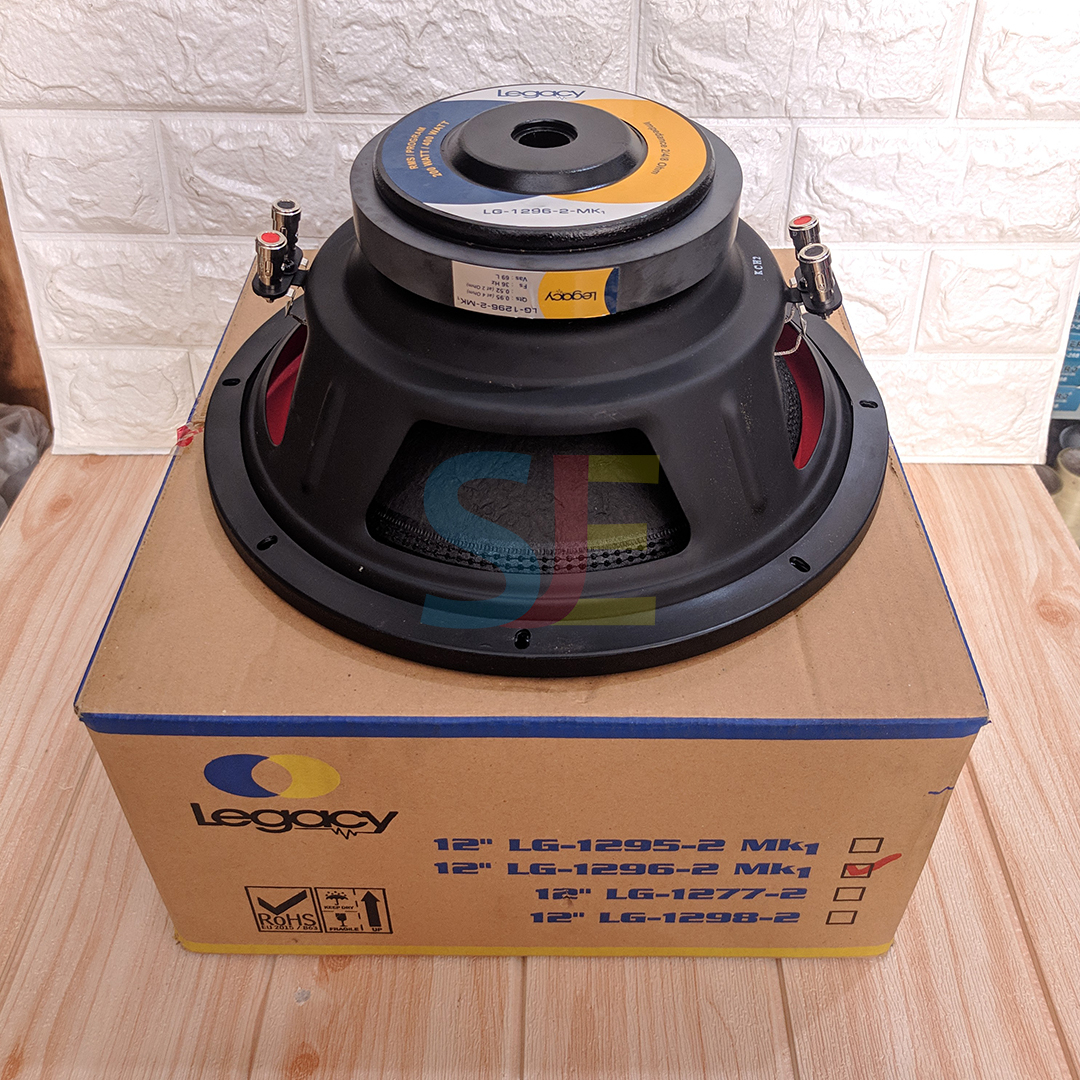 Speaker Subwoofer Legacy 12&quot; LG-1296-2 Mk1 / Speaker Mobil Legacy 12 inch LG-1296-2 Mk1