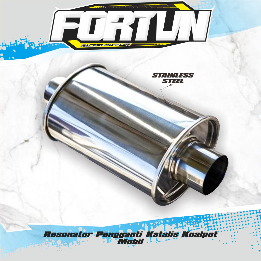 Resonator Pengganti Katalis Knalpot Mobil