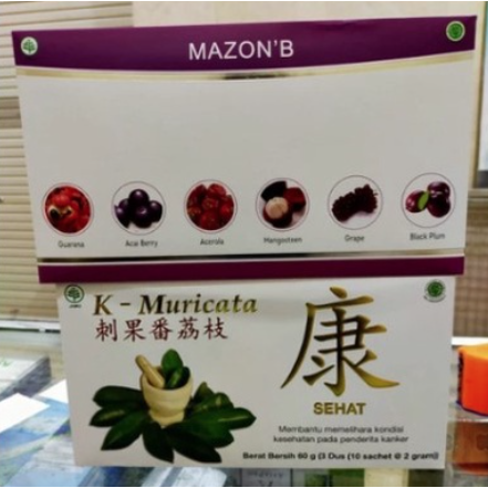 K-muricata & Mazon B Original - Paket Terapi Herbal Mazon B & K-Muricata Original