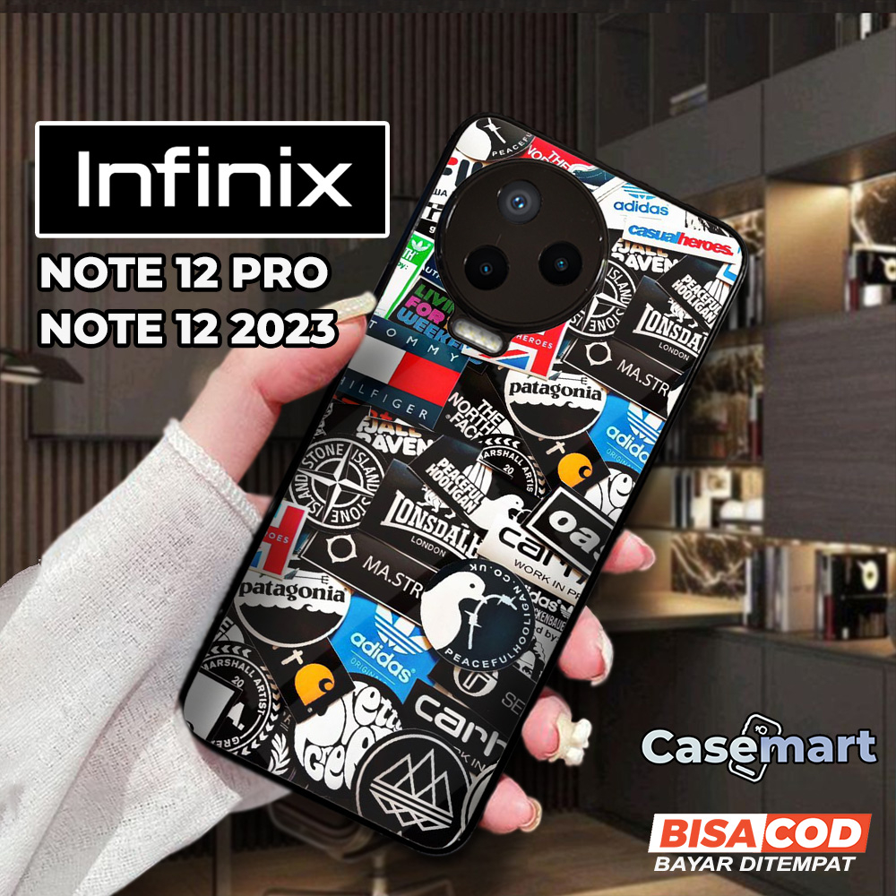 Case Infinix Note 12 Pro Note 12 2023 Casing Hp Infinix Note 12 Pro Note 12 2023 CASEMART [BGRF] Cas