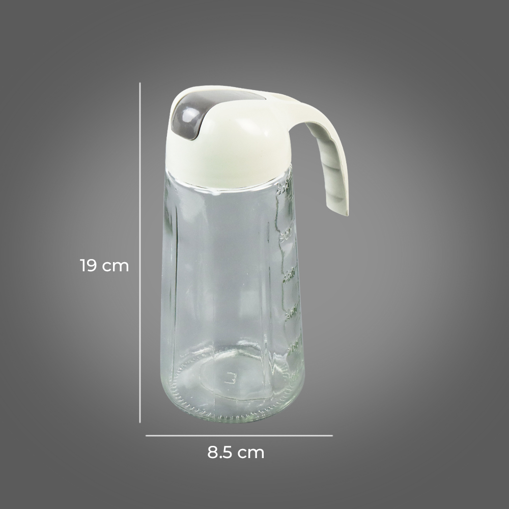 Botol Minyak Serbaguna Seasoning Glass Jar 630ml - - Gray