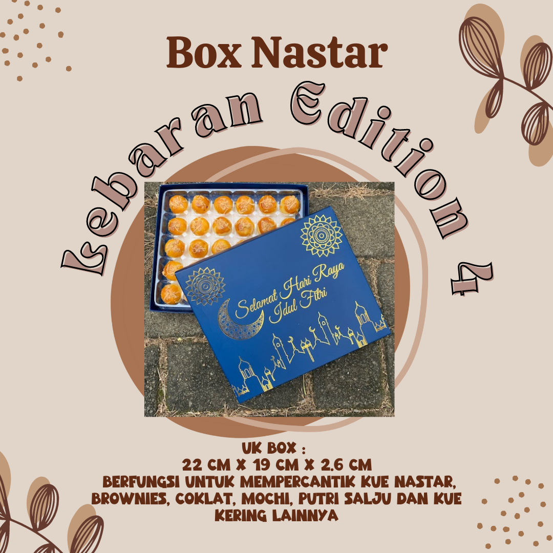 Dus Nastar/Legit mini edisi Lebaran/Kemasan Kue/Box Kue /Dus Lebaran Edisi 5