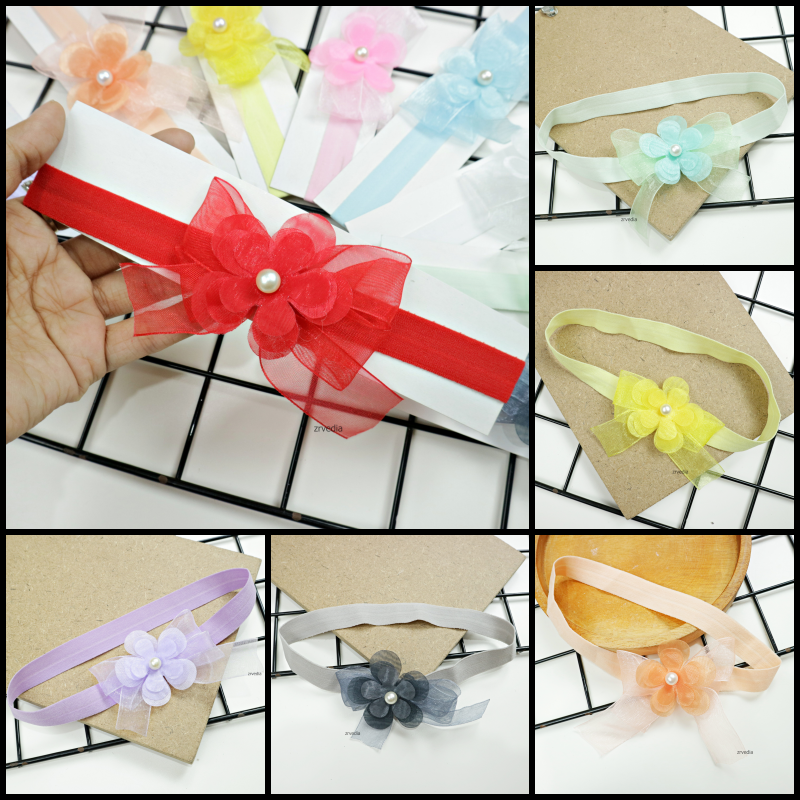 Bandana Chelsea Baby New Born - 2 Tahun / Bandana Karet Foem Halus Aman Untuk Kepala Bayi Import Bando Bayi Kado Aksesoris Lucu kiosbalitaaprilia