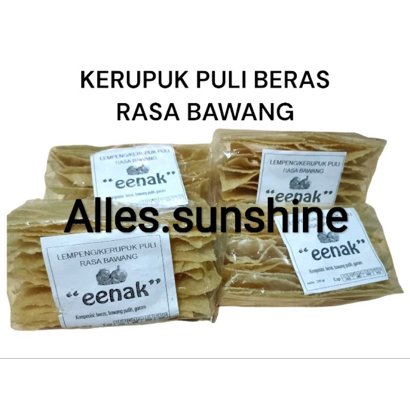 

Kerupuk Puli Beras Rasa Bawang Khas Madiun Krupuk Lempeng Mentah