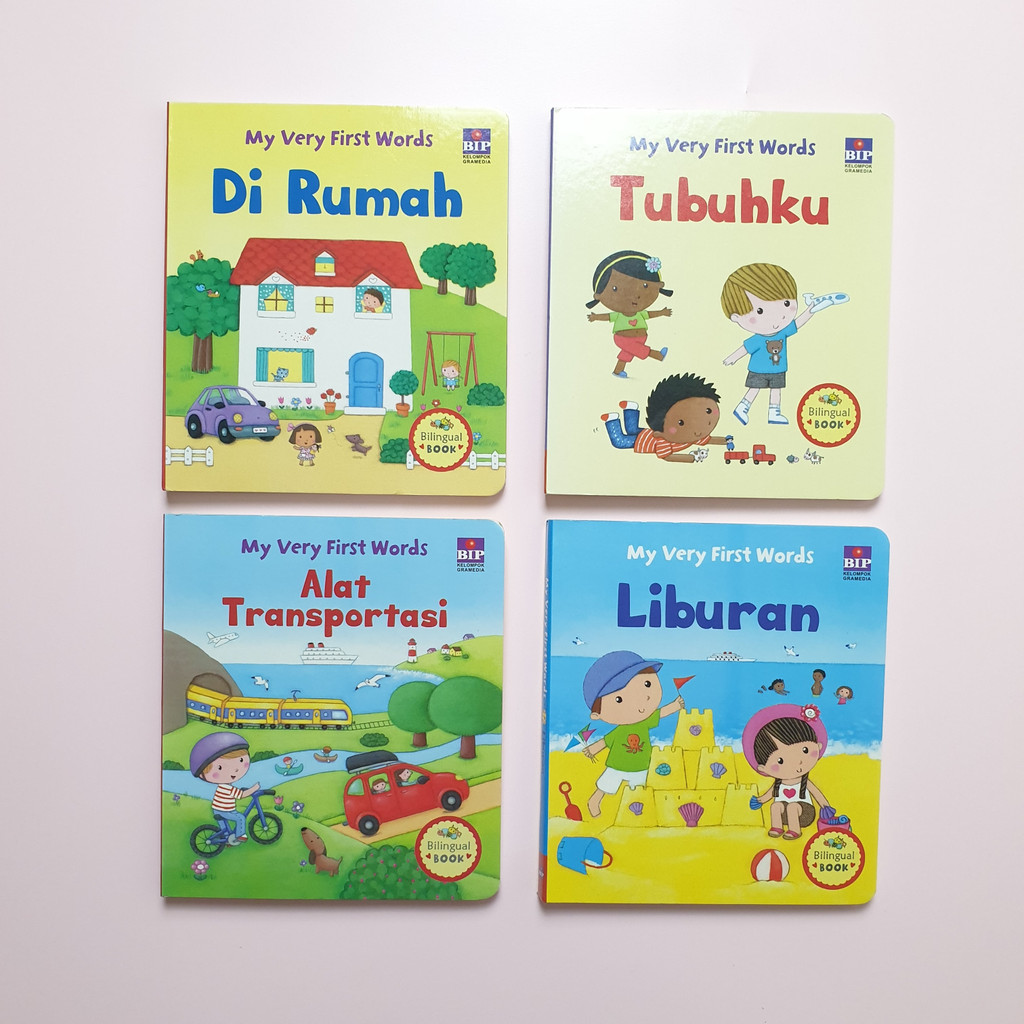 (BIP) My Very First Words : Tubuhku, Di Rumah, Alat Transportasi, Liburan