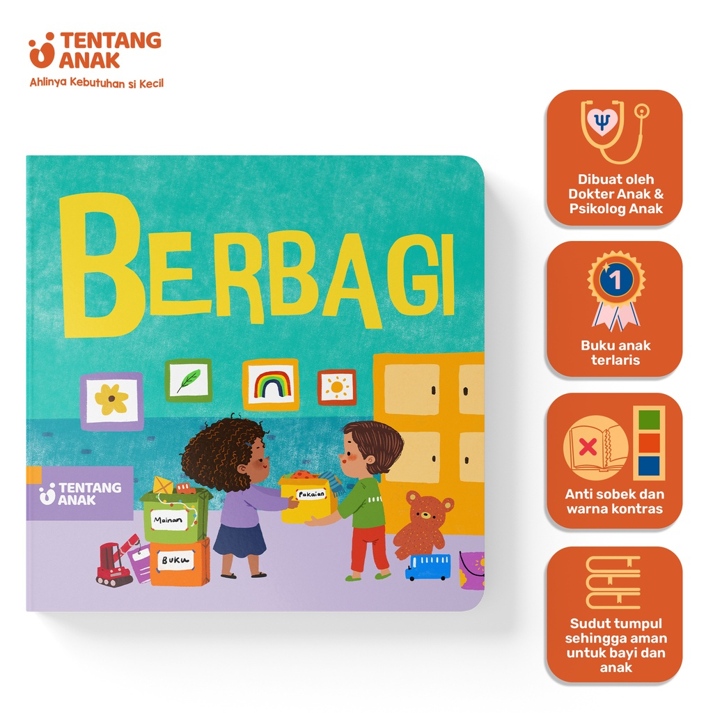 TENTANG ANAK - Board Book Berbagi