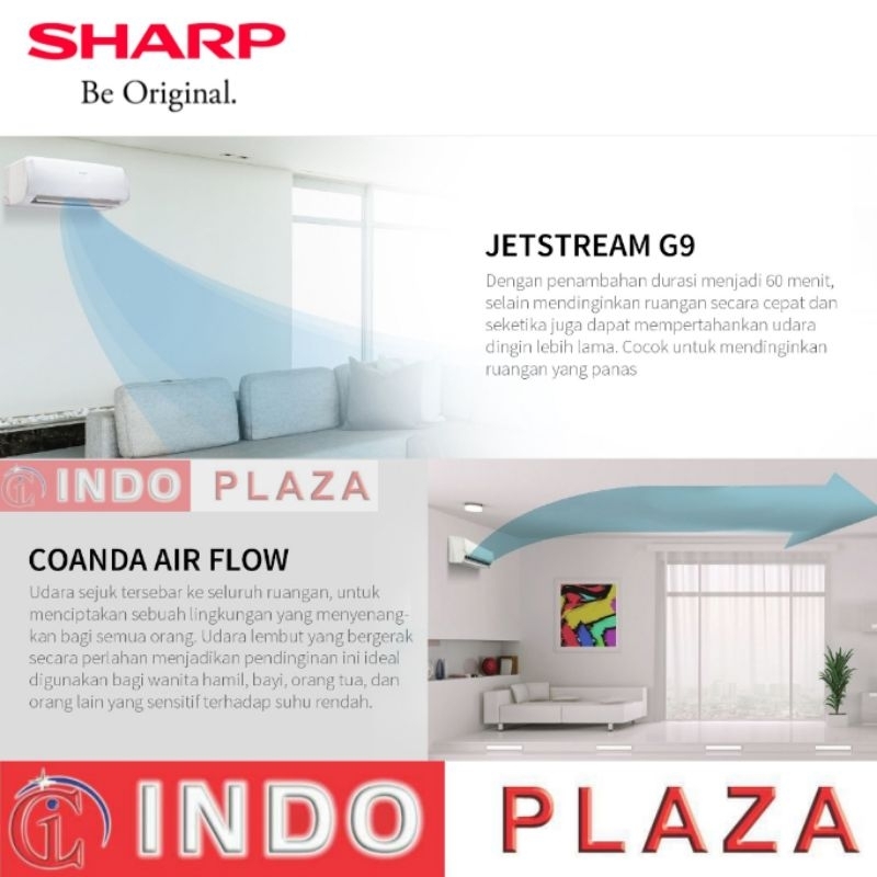 AC SHARP 1/2 PK INDONESIA ANTI KARAT AH-A5BEY