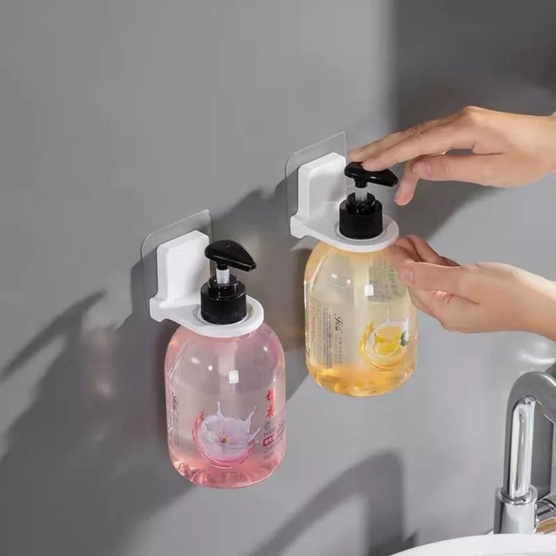 Gantungan Botol Sabun / Holder Hook Shampo / Gantungan Tempelan Tembok / Dispenser Sabun