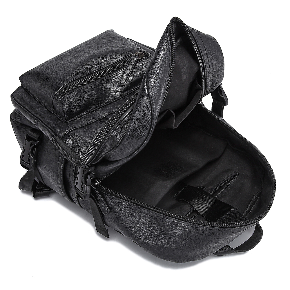 Luminox Tas Ransel Kasual Kulit PVC Sintetis IGB - Tas Ransel Pria Wanita Unisex - Backpack Daypack