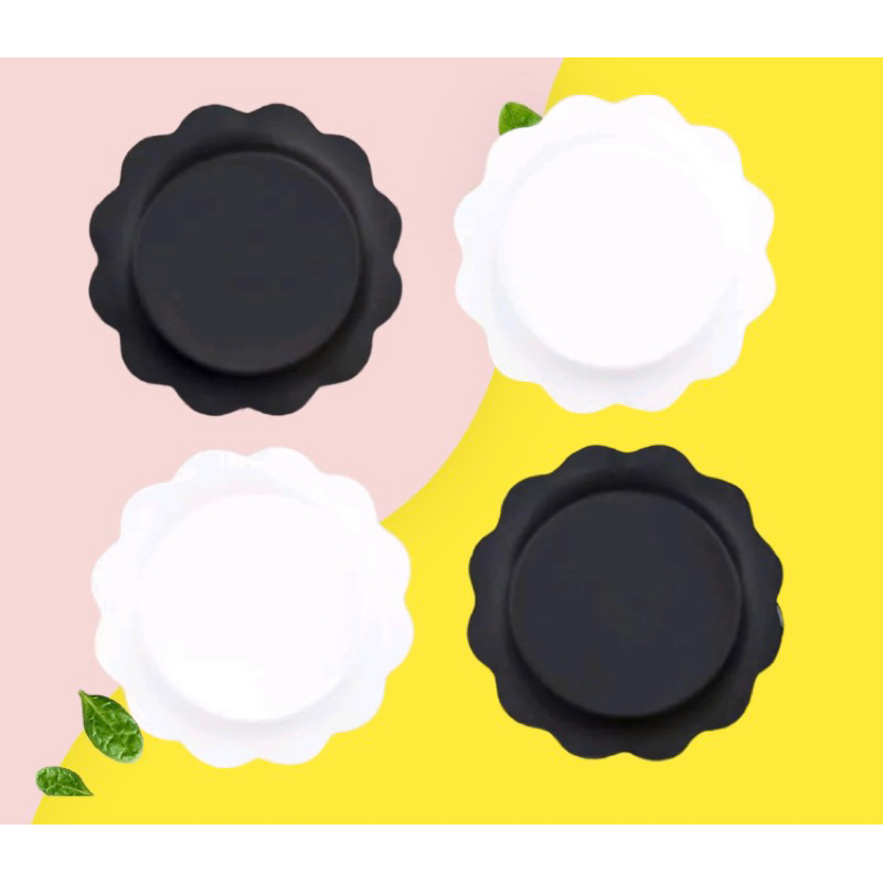 Kecantikan dan Kualitas dalam Setiap Sajian Piring Model Bunga Keramik Premium 2 Warna size D20cm