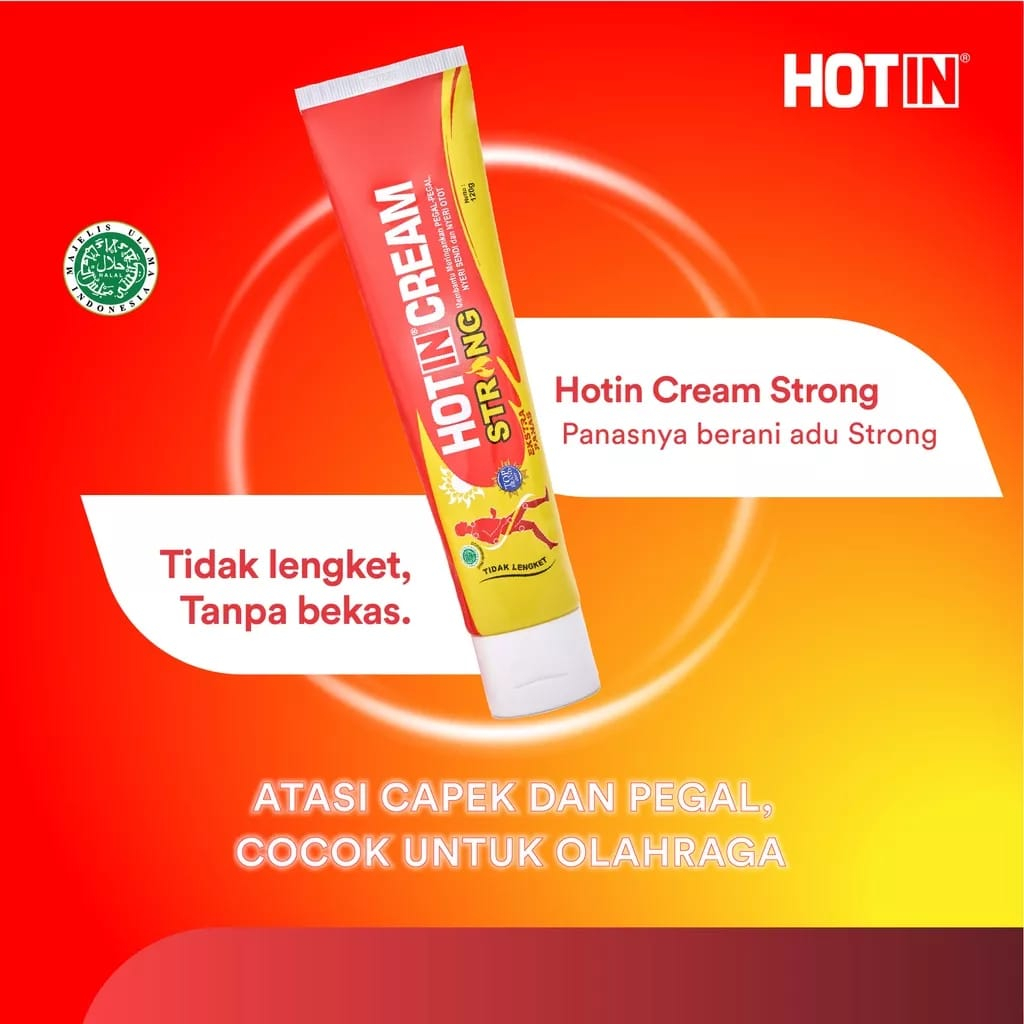 ARJUNA HOTIN Cream Tube 120gram / Hot In Cream Tube / Hotin Cream Strong 120gram