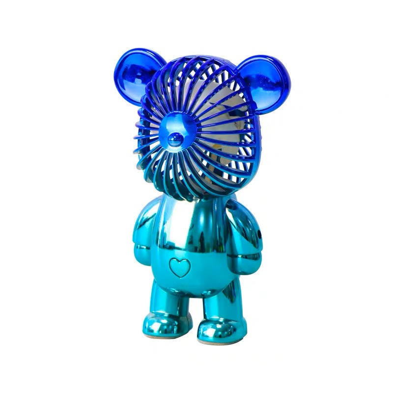 Kipas Angin Mini Grandasi Bear Viral Portable USB Charger Mini Fan Genggam Fan Speed Karakter Lucu Hand-Held Fan Warna Warni Cas USB