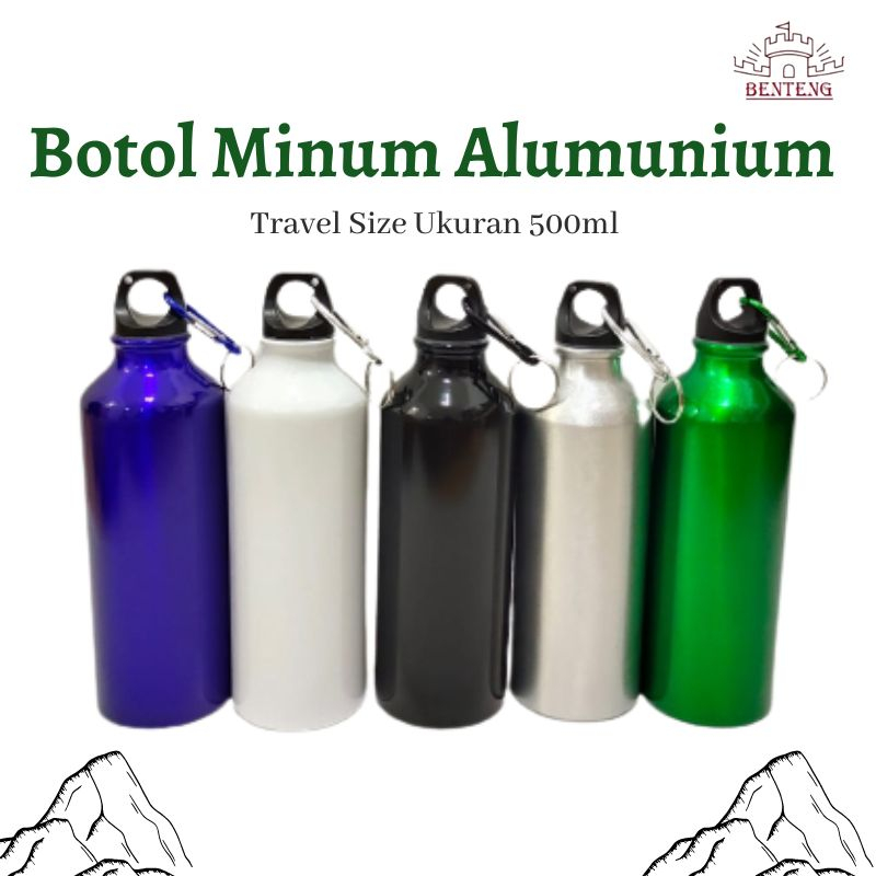 BT50-Tumblr Sport Bahan Alumunium Polos 500ml