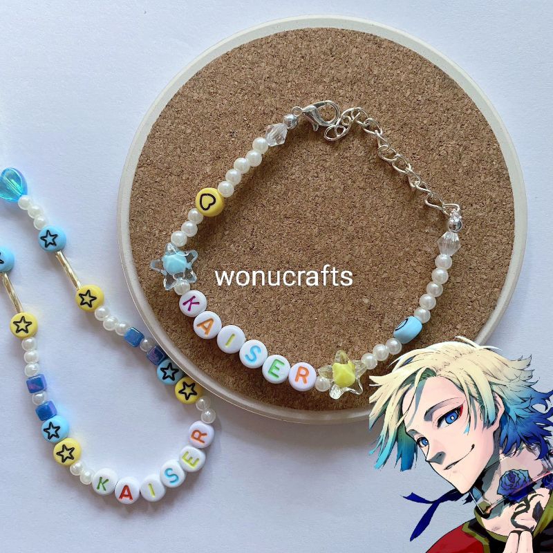 blue lock - michael kaiser gelang / bracelet