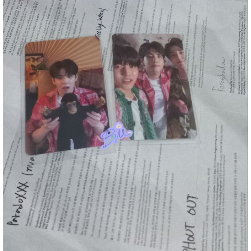 PC WONPIL MONYET OFFICIAL ALBUM RIGH THROUGH ME