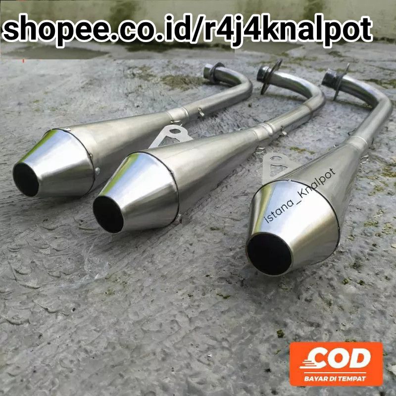 Knalpot Bmx cub Jupiter Vega r supra fit Blade dll