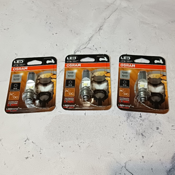 OSRAM LAMPU DEPAN LAMPU UTAMA MOTOR LED OSRAM AC / DC LAMPU BOHLAM MOTOR LED