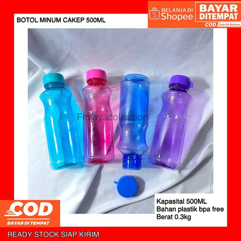 BOTOL MINUM CAKEP 500ML || BOTOL MINUM AIR KAPASITAL 500ML || BOTOL MINUM SPORT 500ML