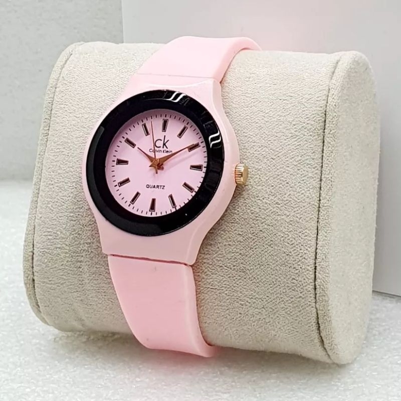 JAM TANGAN WANITA PASHION TALI RUBBER HARGA TERMURAH