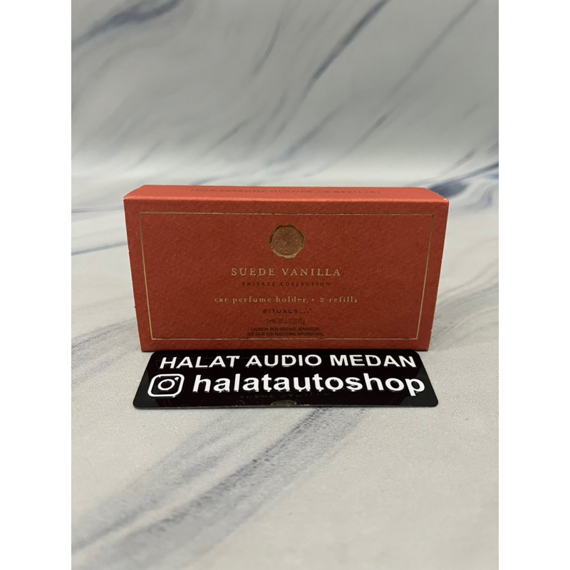 Rituals Car Perfume Diffuser Suede Vanilla / Parfum Pewangi Pengharum Mobil