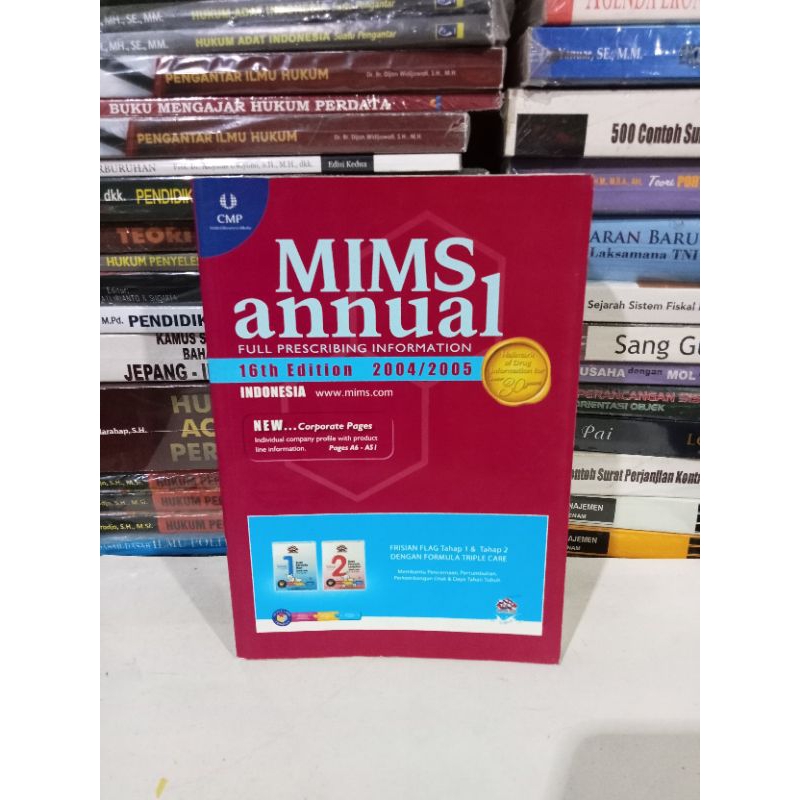 Buku MIMS ANNUAL 16th Edition 2004 / 2005.