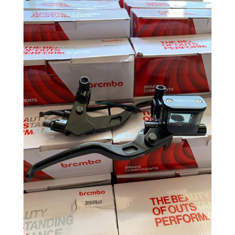 Master Rem Tabung Oval Coppy Brembo+ Set Handle Rem/pun kopling universal CB GL MP TIGER