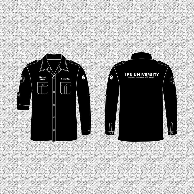Baju Lapang IPB University | Baju Keren | Baju Murah | Baju American Drill | Baju IPB
