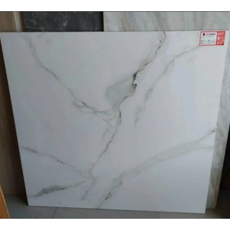 Granit motif carara 100x100 INDOGRESS florence calacata glossy