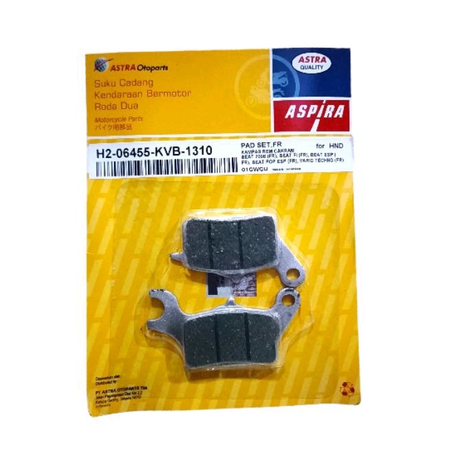 Dispad kampas rem depan Beat fi, Spacy, Scoopy, vario 110fi, vario 125,150 2018 ke bawah