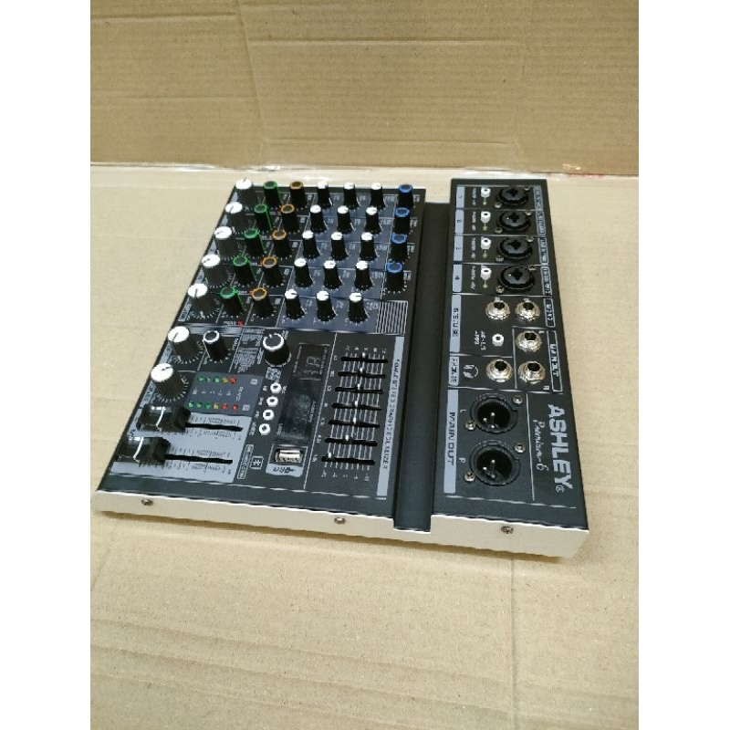 MIXER ASHLEY PREMIUM 6 6 CHANNEL USB BLUETOOTH SOUNDCARD ORIGINAL