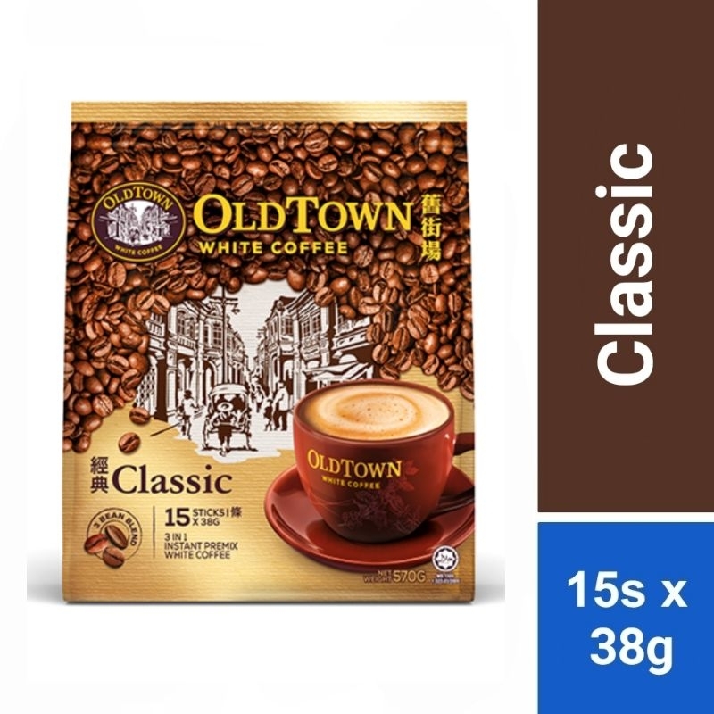 

OLDTOWN 3in1 Classic White Coffee Malaysia (38g x 15 sachet)