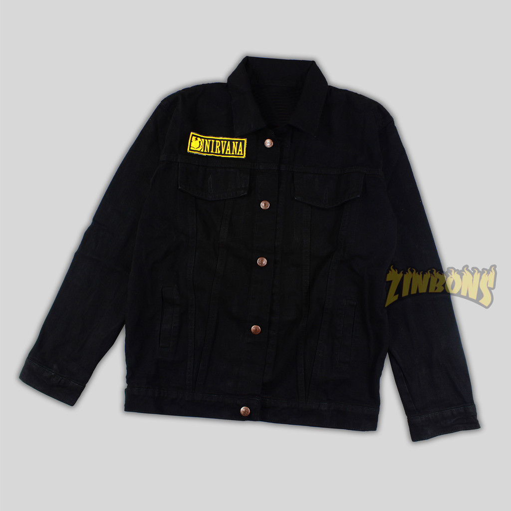 JAKET JEANS NIRVANA JAKET DENIM ZINBONS JAKET PRIA PREMIUM SWEATER &amp; JAKET TERLARIS