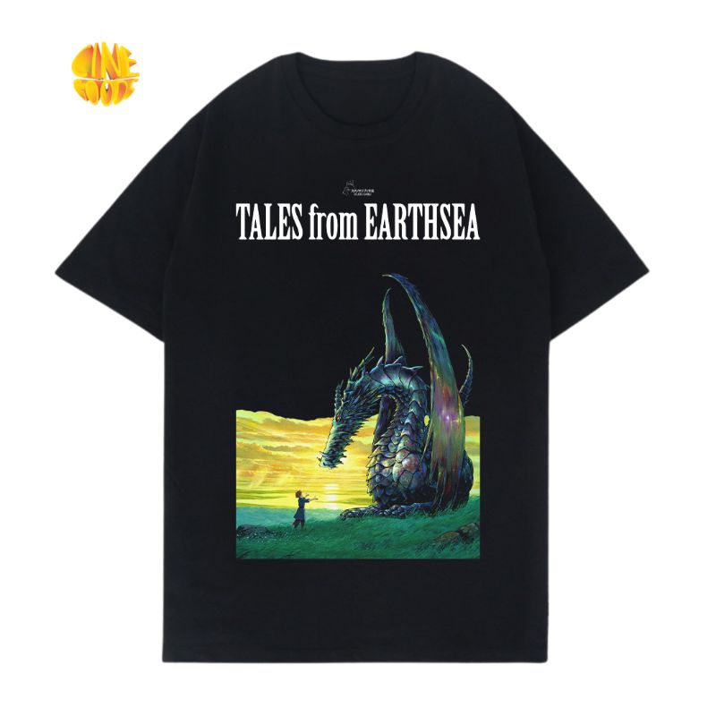 Kaos Tales From Earthsea (2006) | Kaos Film | Kaos Film Cine Goods | Movie T-Shirt | Kaos Anime | Ka