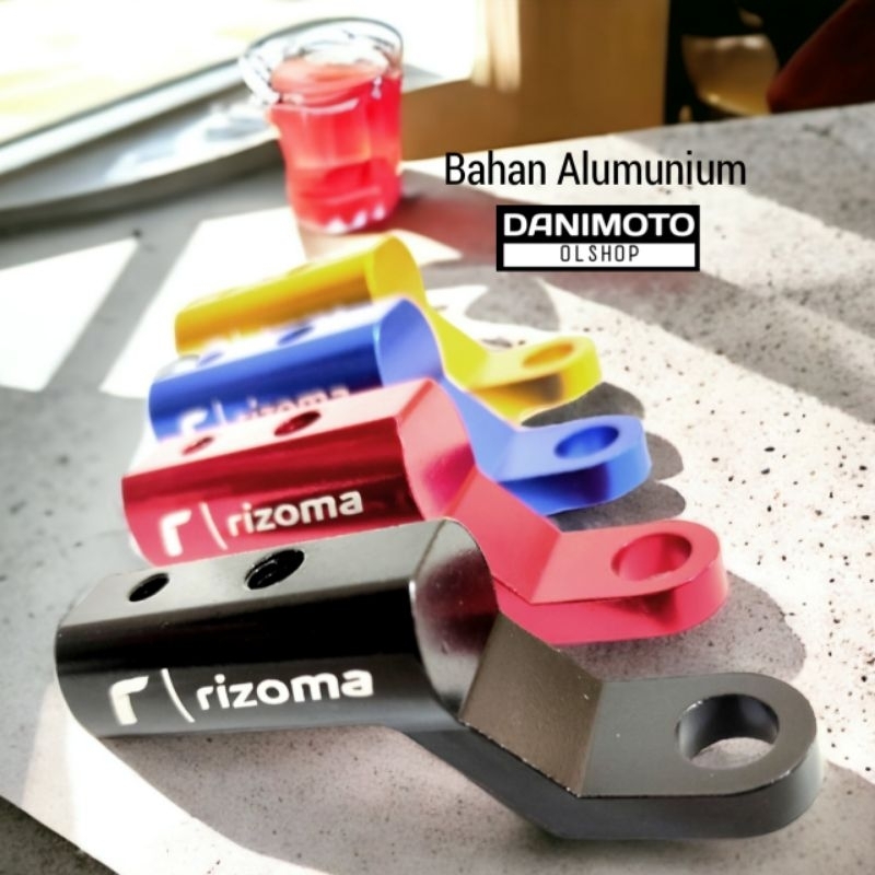 Danimoto Breket CNC Besi Dudukan Spion Motor Holder HP Lampu Tembak Camera GoPro Nmax Vario Aerox